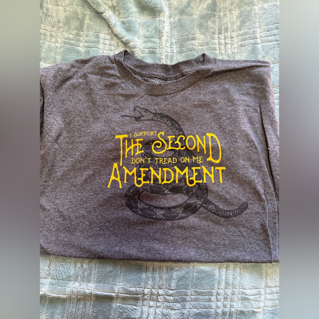 Gray Second Amendment Tee